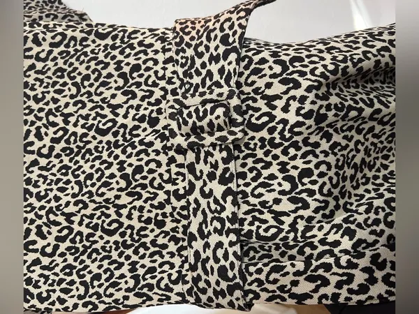 NWT Zara Animal Print Dress with Side Slit Size M - Image 10
