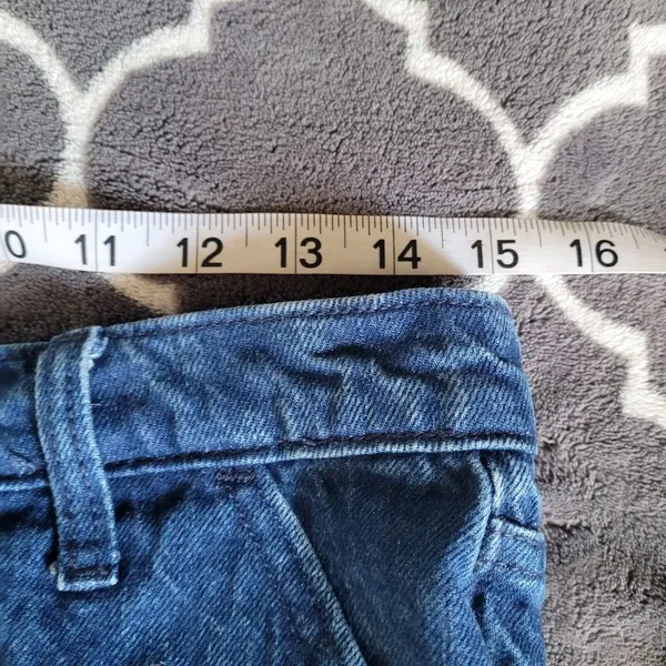 Abercrombie & Fitch Blue Wide Leg Jeans - Image 5