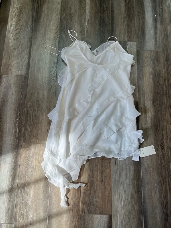 NWT Abercrombie & Fitch All-Over Ruffle Mini Dress - Image 9