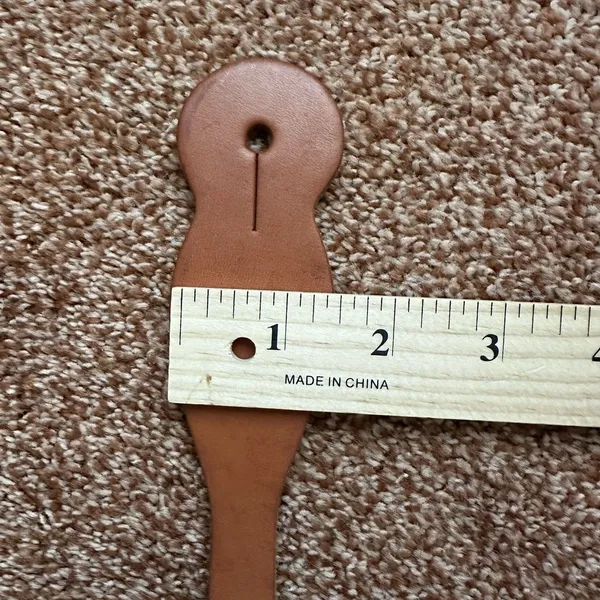 Leather Spurs Straps Plain Brown NWOT Western Equestrian Unisex Horse Riding - Image 3