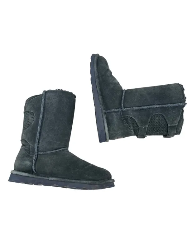 Bearpaw Clara Suede Winter Boots Navy Blue Size 10 Cozy Cabincore - Image 6