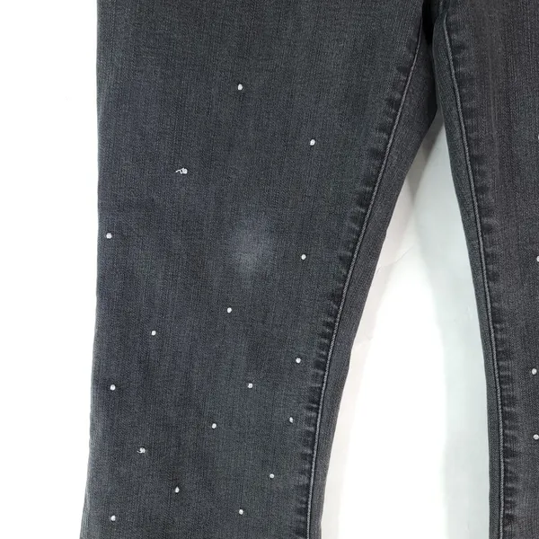 Madewell Jeans Womens‎ 28 Black Scattered Metallic Dot Cali Demi Boot K2484 - Image 2
