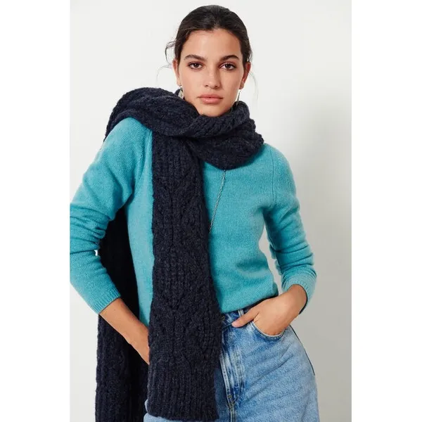 Ba&sh Fred Wool Sweater in Bleu Size S - Image 2