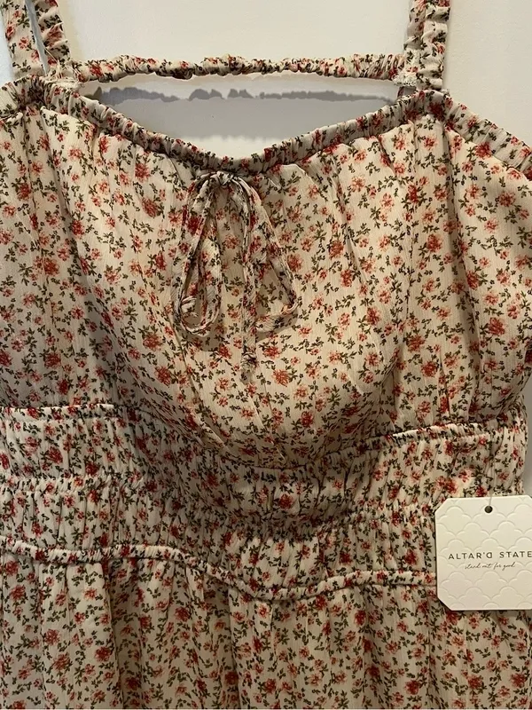 NEW Altar’d State Floral Mini Dress Size Medium NWT - Image 3