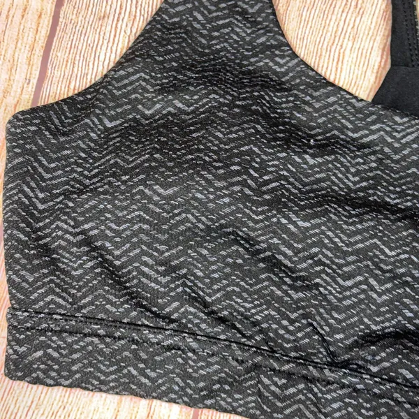Dip Black Patterned Sports Bra - Image 3