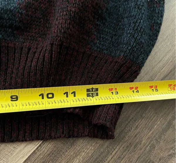 Vintage sweater with leather patches size medium - Image 5