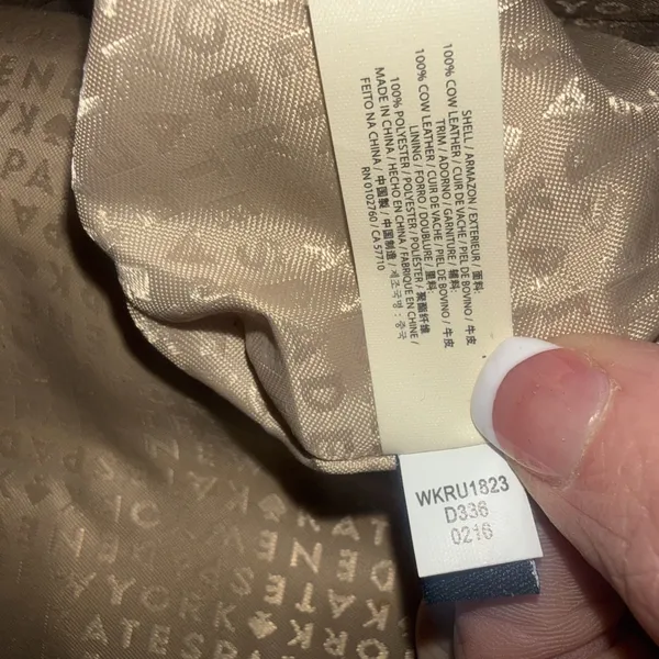 Kate Spade Orchard Valley Doris Soft Taupe Large Satchel Shoulder Bag FAIR CONDI - Image 5