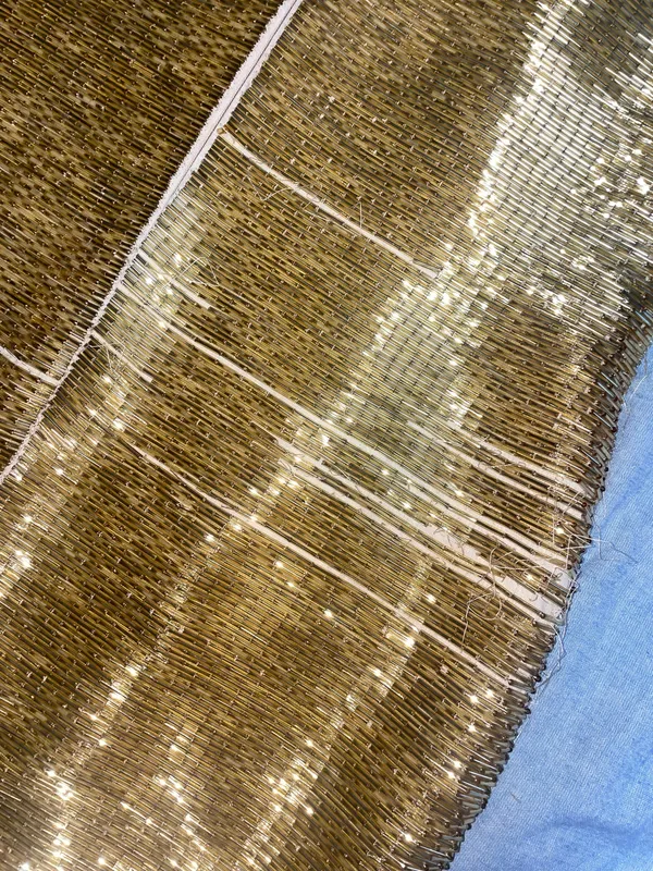 STAUD mini gold dress - Image 5