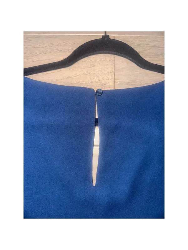 Forever 21 Navy Sleeveless Blouse Small - Image 8