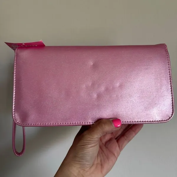 Hello Kitty 2012 Metallic Pink Rhinestone Clutch NEW - Image 3