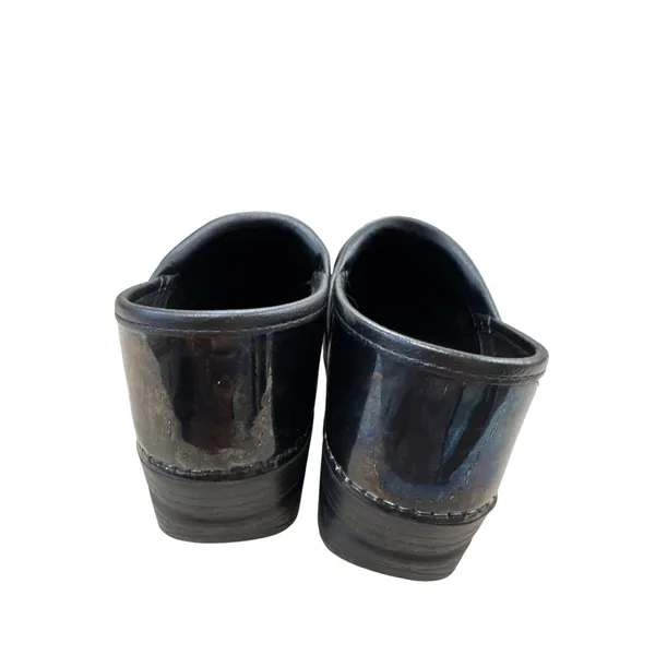 Dansko Womens Black Leather Clogs Shoes Size 8.5 SKU 7180 - Image 6