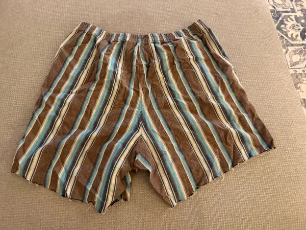 Cute stripped summer shorts Brown - Image 2