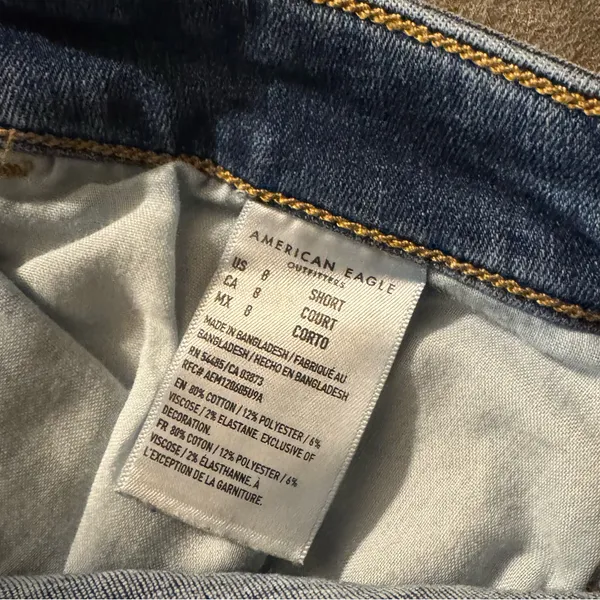 American Eagle next level stretch denim jegging jeans size 0 short - Image 4