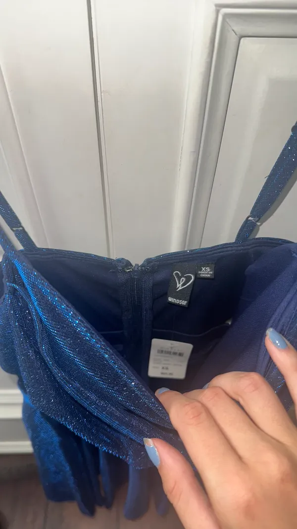 NWT Windsor Royal Blue Formal Dress - Image 5