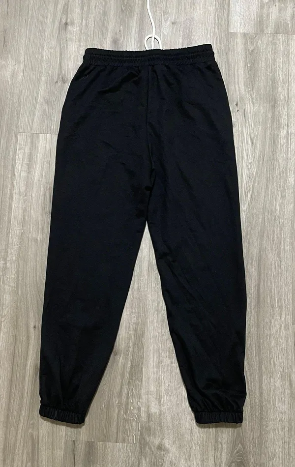 Black High rise Sweatpants / Joggers Size M - Image 3