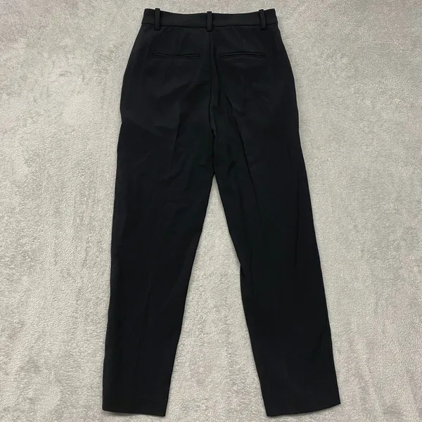 Madewell Pants Womens 0 Black The Fairbanks Mid Rise Office‎ Minimal NO085 - Image 14