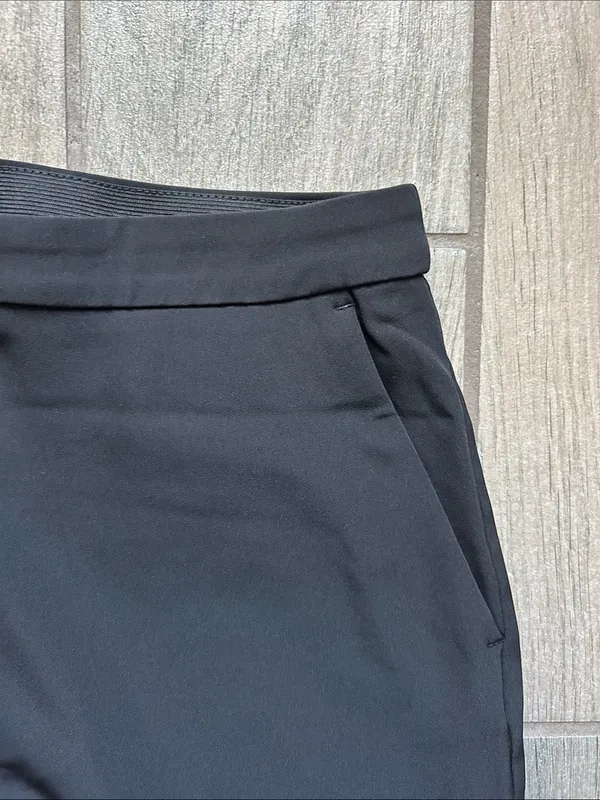 H&M Black Stretch Flare Pants - Image 3