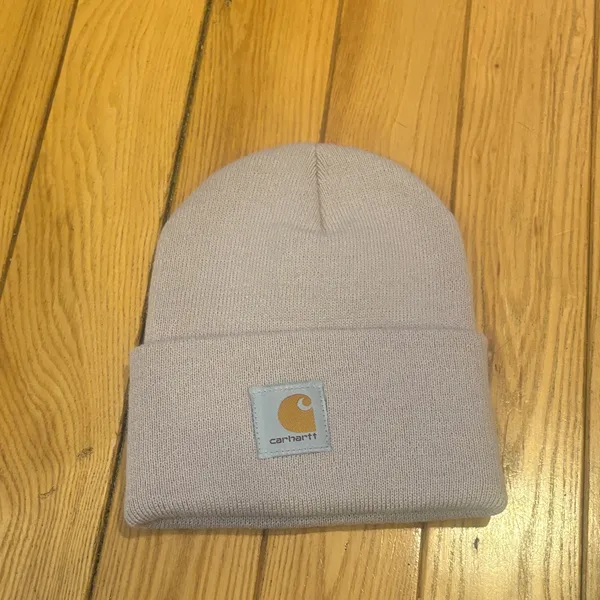 Carhartt Cream/Tan Beanie Hat - Image 2