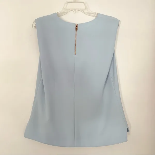 Ted Baker Blue V Neck Formal Tank Top - Image 4