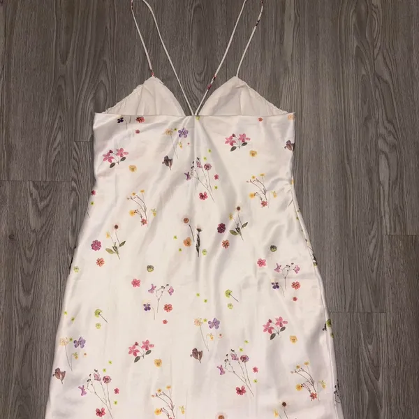 Princess Polly White Floral Mini Dress - Image 5