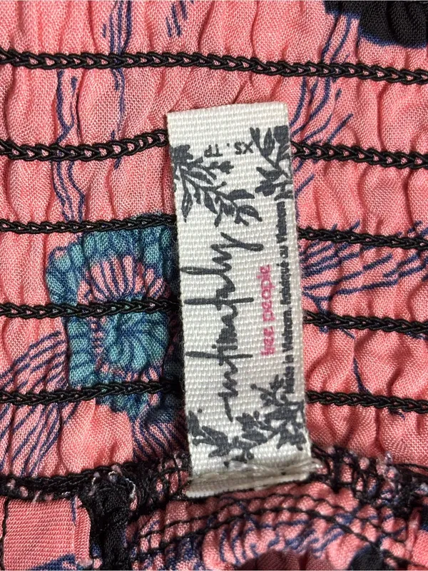 Free People Intimately Floral Halter Handkerchief Hem Maxi Dress Size XS - Image 4
