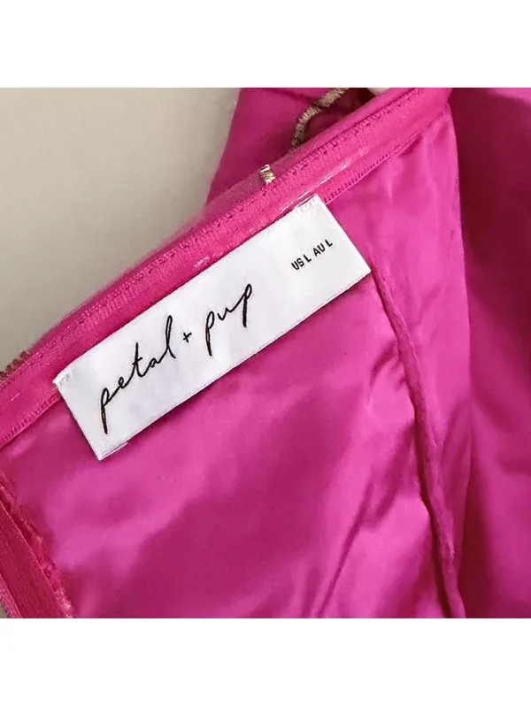 Petal & Pup Butterfields Embroidered Floral Strapless Minidress - Image 6