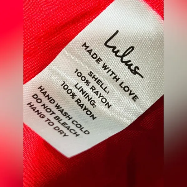 Lulu’s Grecian Getaway Red and White Print Mini Dress size large - Image 14