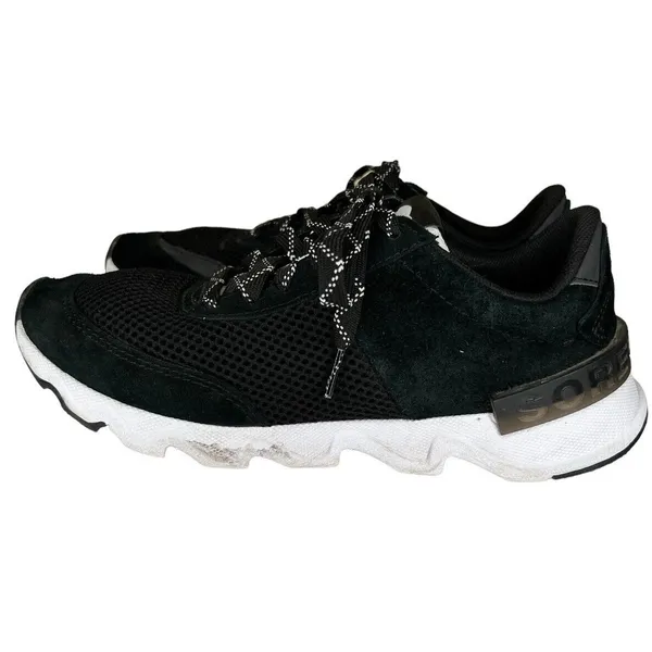 Sorel Kinetic Lite‎ Lace Sneakers Black/White Shoes NL3516-010 Women’s Size 8.5 - Image 2