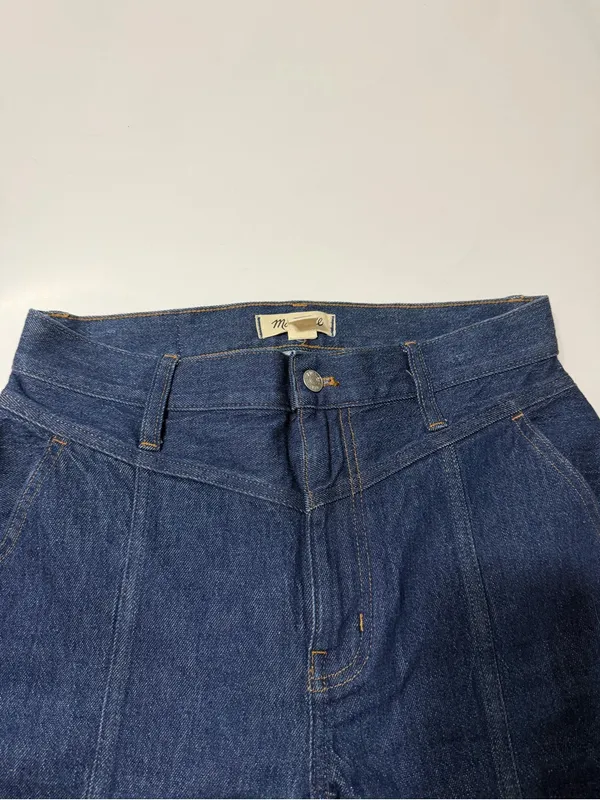 Madewell‎ perfect vintage straight Jean seam detail size 28 waist 30” 90’s 70’s - Image 6