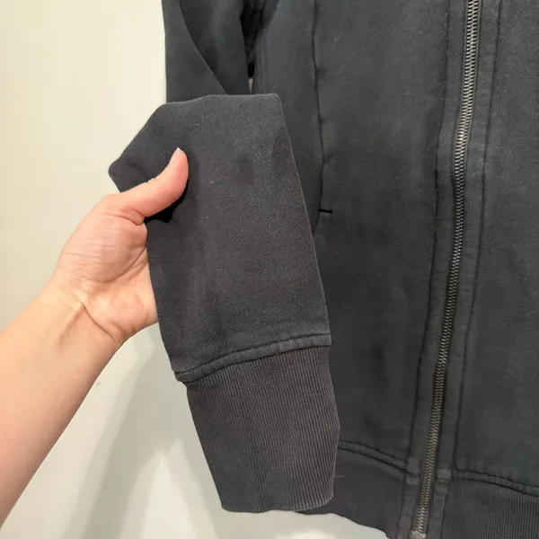 Lululemon Black Zip Up Scuba Jacket Size Small - Image 3