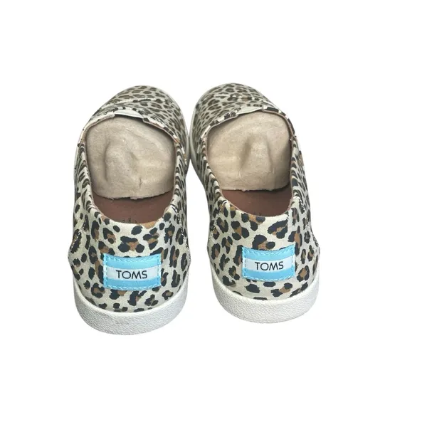Toms Redondo Birch‎ Multi Lynx Women’s Slip Ons 7.5M Casual Animal Print Cheetah - Image 4