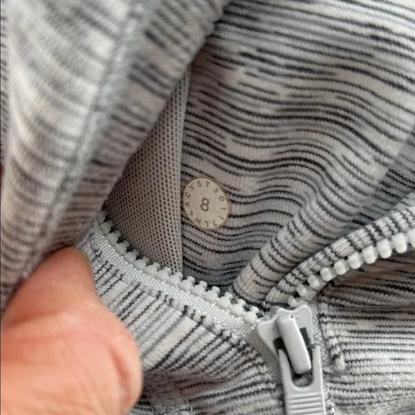 Lululemon Define Jacket Size 8 Wee Are From Space Ice Grey Alpine Full Length - Image 12