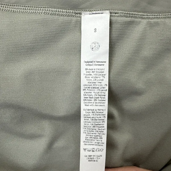 Lululemon Speed Up Shorts High Rise 2.5" Riverstone Athletic Athleisure Women 8 - Image 7