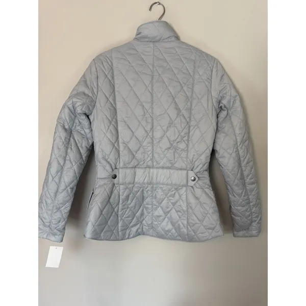 BARBOUR Women’s Flyweight Quilted Jacket Breeze Blue Sz US 4 = UK 8 NWT - Image 3