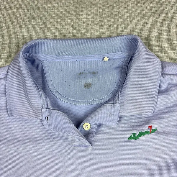 Adidas Golf Polo Shirt Womens Medium Purple Fisher's Island Golf Course - Image 6