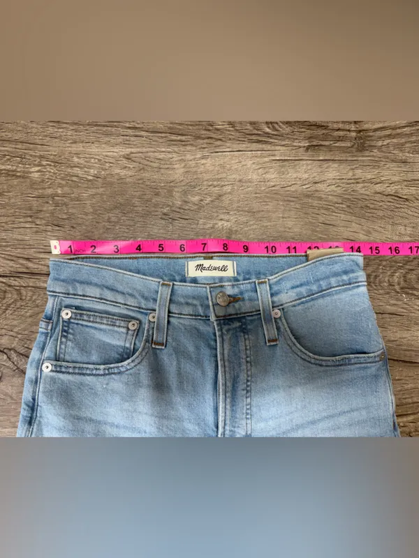 Madewell‎ The Perfect Vintage Straight Jean in Danby Wash size 25 NWT - Image 6