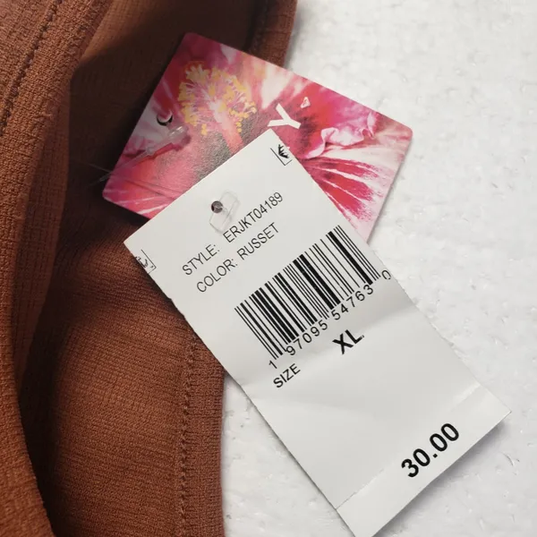 Roxy Women's Good Keepsake Crop Top in Russet size XL NWT - Image 7