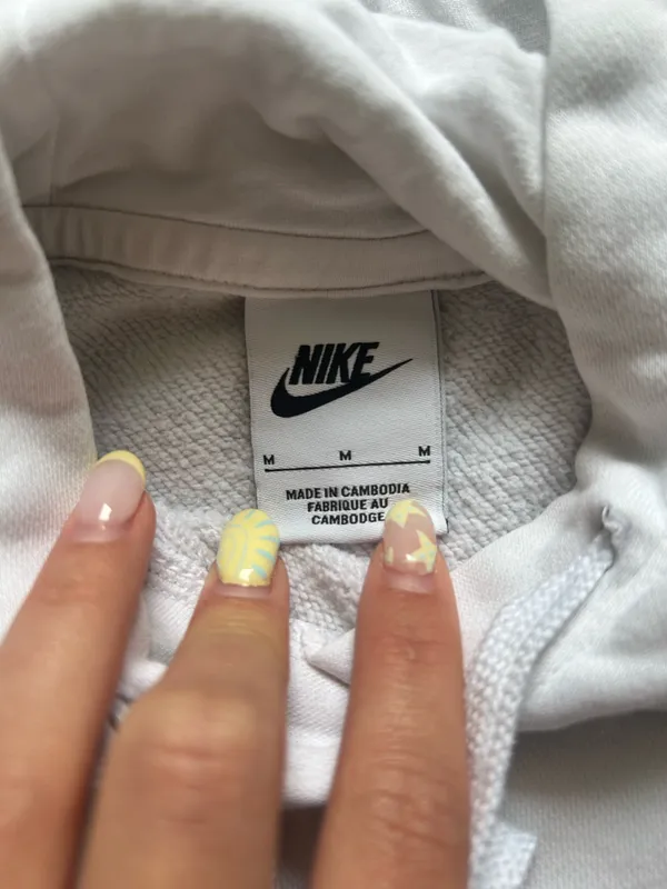 White Nike Women’s Hoodie - Image 2