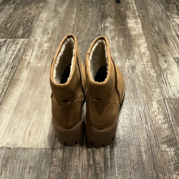 Sun + Stone Brown Winter Boots Size 8 Tan - Image 8