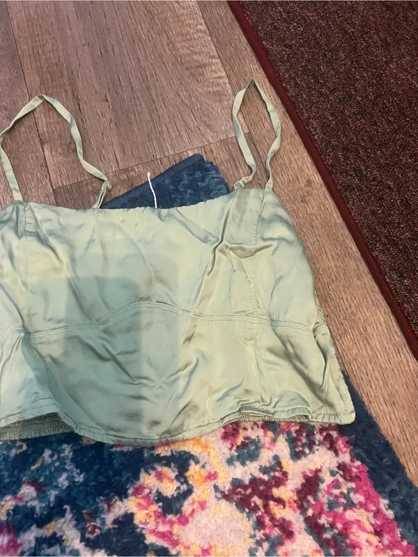 Aerie Light Green Women’s Satin Cami Top - Image 2