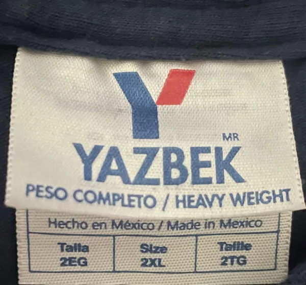 Vintage Tala Jalisco Mexico Embroidered Blue T-shirt - Image 4
