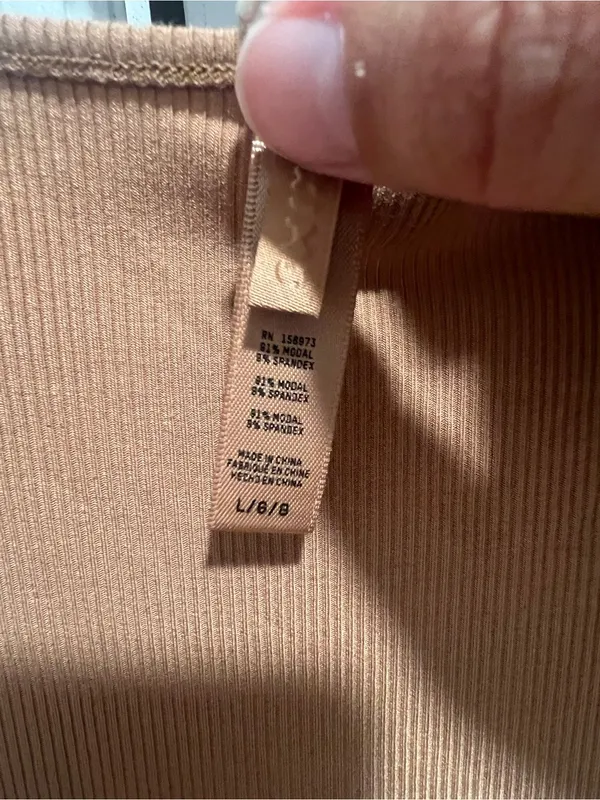 NWT SKIMS Soft Lounge Scoop Neck Maxi Dress - Camel - Image 8
