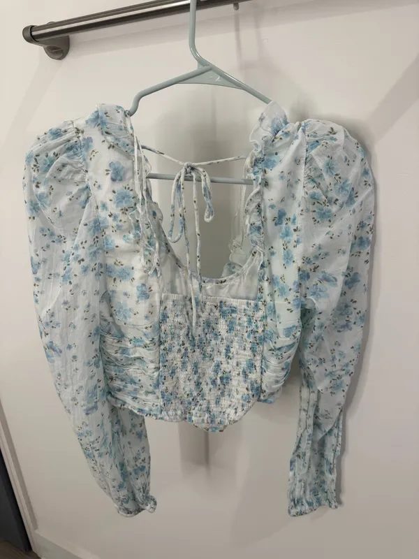 Free People Another Life Printed Top M - Image 3