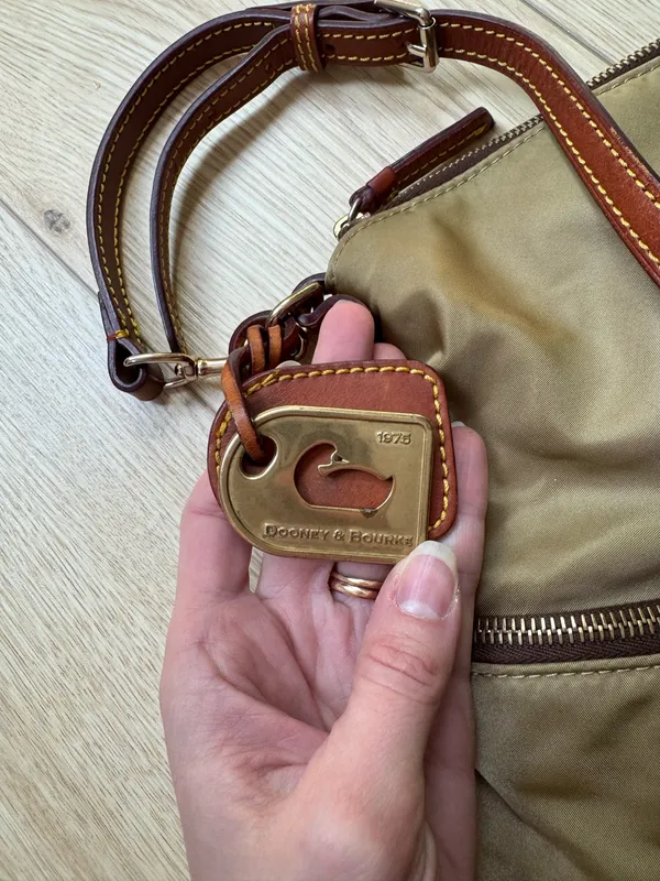 Dooney & Bourke Crossbody Nylon Leather Large Bag - Image 5