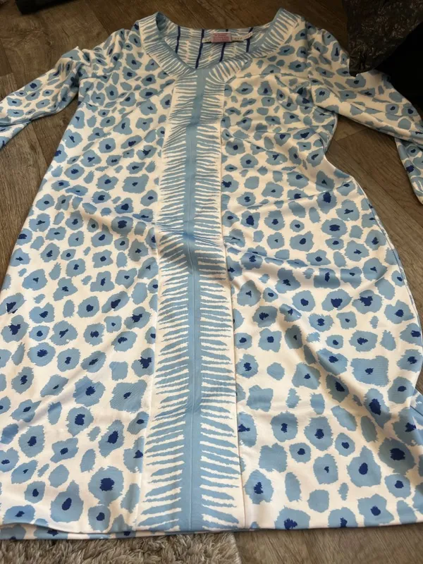 Gretchen Scott Wildcat Light Dress In Blue size S‎ - Image 9