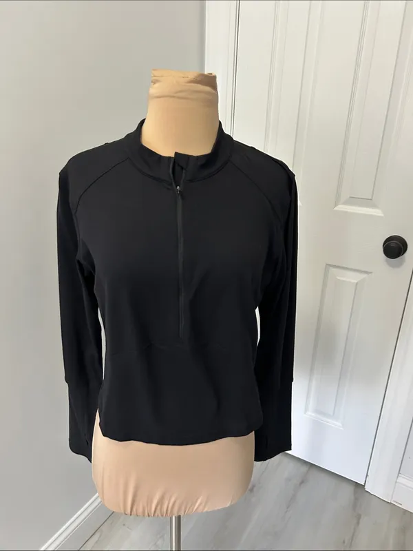 Crz Yoga Black Half Zip - Image 3