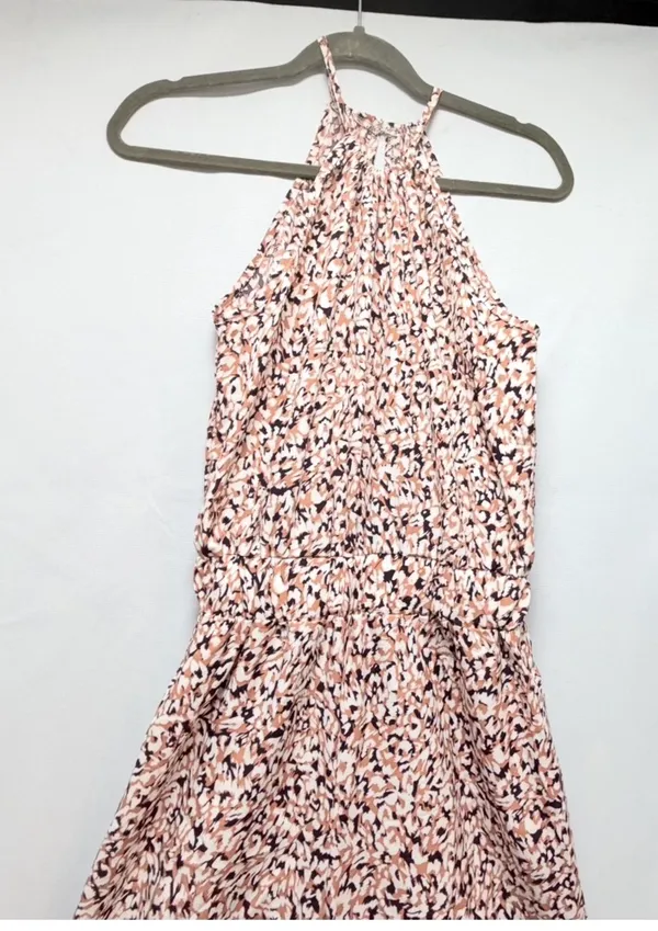 ✨ Boho Floral Halter Jumpsuit • Wide Leg • Size S 🌸 - Image 10