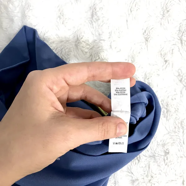 Aerie Offline Blue Crossover Real Me High Rise Athletic 7/8 Leggings L - Image 5