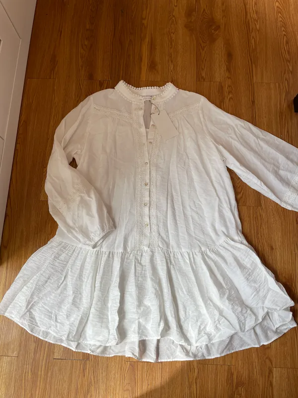 ZARA Pintuck Mini Dress NWT Size L - Image 9