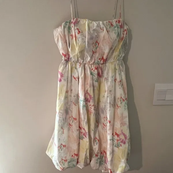 & Other stories printed floral bubble party dress size‎ 6 - Image 8